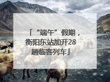 “端午”假期，衡阳东站加开28趟临客列车