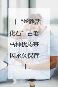 “丝路活化石”古老马种优质基因永久保存