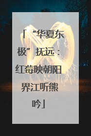 “华夏东极”抚远：红莓映朝阳 界江听熊吟