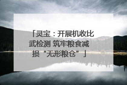 灵宝：开展机收比武检测 筑牢粮食减损“无形粮仓”