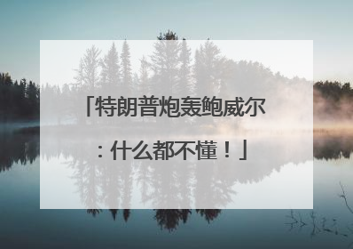 特朗普炮轰鲍威尔：什么都不懂！