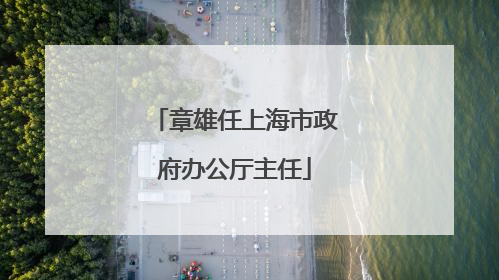 章雄任上海市政府办公厅主任