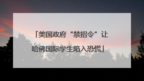 美国政府“禁招令”让哈佛国际学生陷入恐慌