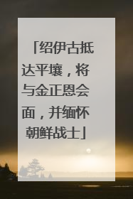 绍伊古抵达平壤，将与金正恩会面，并缅怀朝鲜战士