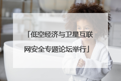 低空经济与卫星互联网安全专题论坛举行