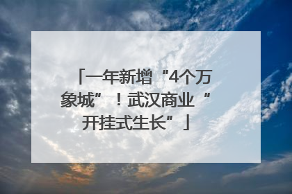 一年新增“4个万象城”！武汉商业“开挂式生长”