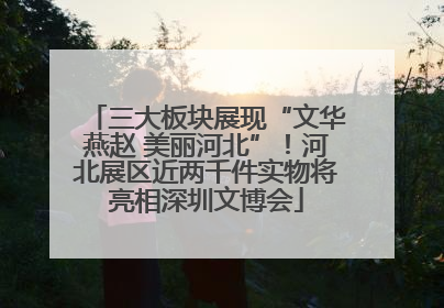 三大板块展现“文华燕赵 美丽河北”！河北展区近两千件实物将亮相深圳文博会