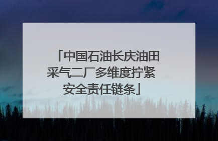 中国石油长庆油田采气二厂多维度拧紧安全责任链条