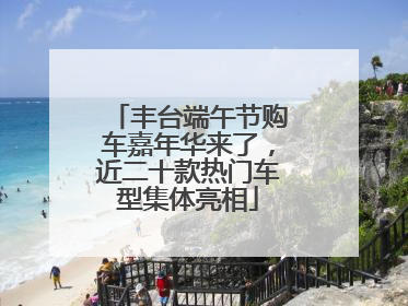 丰台端午节购车嘉年华来了，近二十款热门车型集体亮相