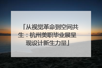 从视觉革命到空间共生：杭州美职毕业展呈现设计新生力量
