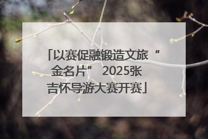 以赛促融锻造文旅“金名片” 2025张吉怀导游大赛开赛