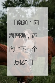 南通：向海图强，迈向“下一个万亿”