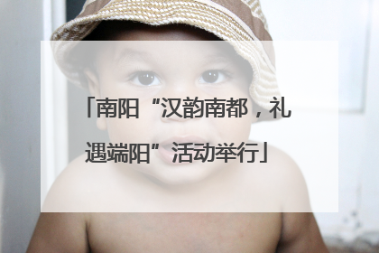 南阳“汉韵南都，礼遇端阳”活动举行