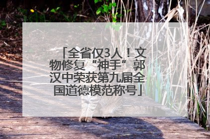 全省仅3人！文物修复“神手”郭汉中荣获第九届全国道德模范称号
