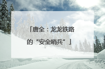 唐全：龙龙铁路的“安全哨兵”