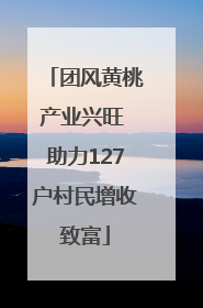团风黄桃产业兴旺 助力127户村民增收致富