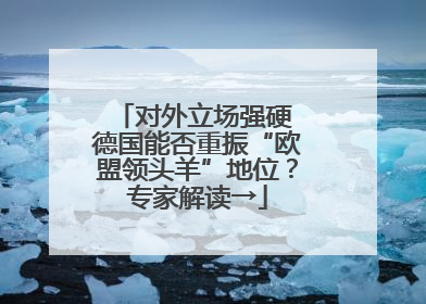 对外立场强硬 德国能否重振“欧盟领头羊”地位？专家解读→
