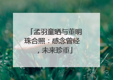 孟羽童晒与董明珠合照：感念曾经，未来珍重