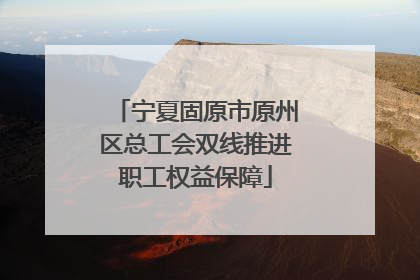 宁夏固原市原州区总工会双线推进职工权益保障