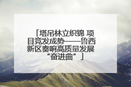 塔吊林立织锦 项目竞发成势——鲁西新区奏响高质量发展“奋进曲”