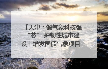 天津：锻气象科技强“芯” 护韧性城市建设｜增发国债气象项目落地见效系列报道