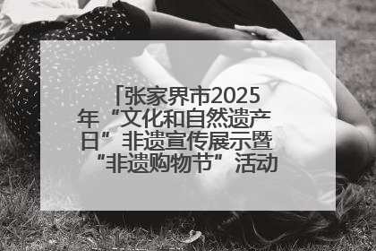 张家界市2025年“文化和自然遗产日”非遗宣传展示暨“非遗购物节”活动在慈利县盛大启幕