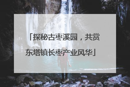 探秘古枣溪园，共赏东塔镇长枣产业风华