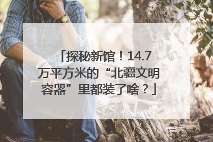 探秘新馆！14.7万平方米的“北疆文明容器”里都装了啥？
