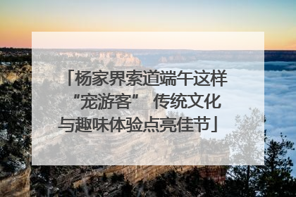杨家界索道端午这样“宠游客” 传统文化与趣味体验点亮佳节