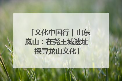 文化中国行｜山东岚山：在尧王城遗址探寻龙山文化