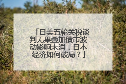 日美五轮关税谈判无果叠加债市波动影响未消，日本经济如何破局？