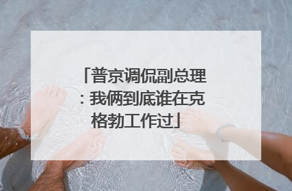 普京调侃副总理：我俩到底谁在克格勃工作过