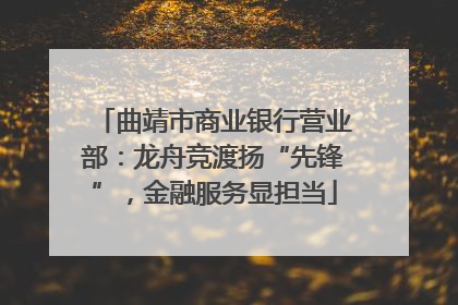 曲靖市商业银行营业部：龙舟竞渡扬“先锋”，金融服务显担当