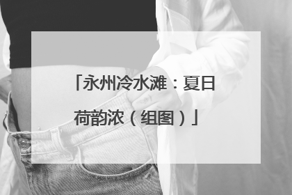 永州冷水滩：夏日荷韵浓（组图）