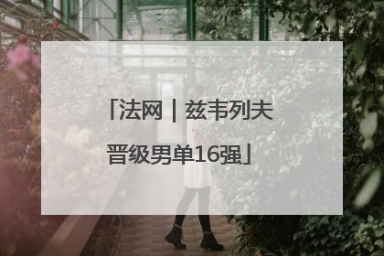 法网｜兹韦列夫晋级男单16强