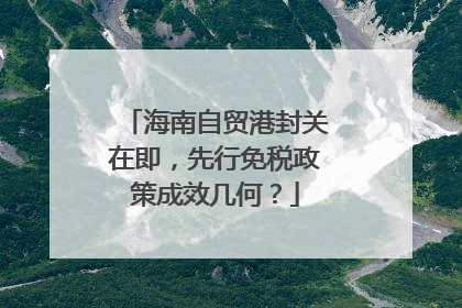 海南自贸港封关在即，先行免税政策成效几何？