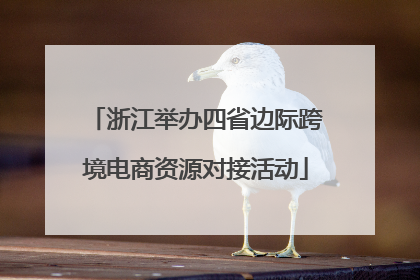 浙江举办四省边际跨境电商资源对接活动