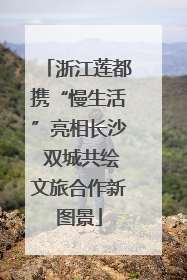 浙江莲都携“慢生活”亮相长沙 双城共绘文旅合作新图景