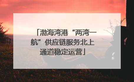 渤海湾港“两湾一航”供应链服务北上通道稳定运营
