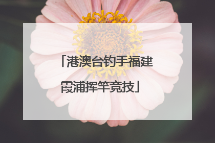港澳台钓手福建霞浦挥竿竞技