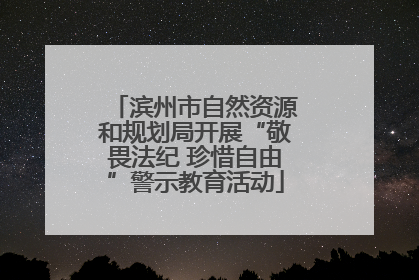 滨州市自然资源和规划局开展“敬畏法纪 珍惜自由”警示教育活动