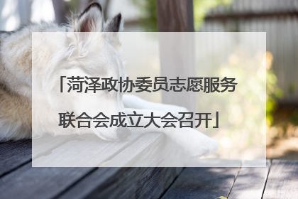菏泽政协委员志愿服务联合会成立大会召开