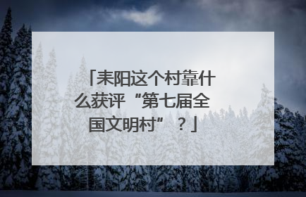 耒阳这个村靠什么获评“第七届全国文明村”？