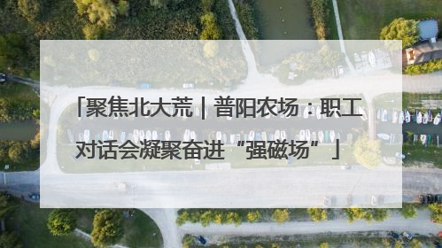 聚焦北大荒｜普阳农场：职工对话会凝聚奋进“强磁场”