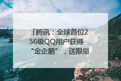 腾讯：全球首位256级QQ用户获得“金企鹅”，送限量版神秘惊喜等礼物