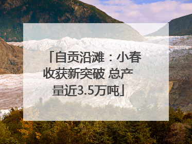 自贡沿滩：小春收获新突破 总产量近3.5万吨
