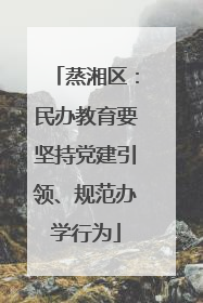 蒸湘区：民办教育要坚持党建引领、规范办学行为