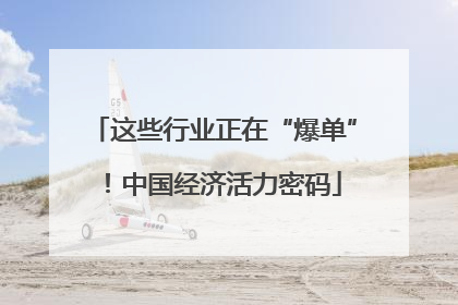 这些行业正在“爆单”！中国经济活力密码