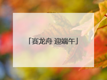 赛龙舟 迎端午