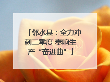 邻水县：全力冲刺二季度 奏响生产“奋进曲”